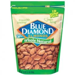 Blue Diamond Value Pack Almonds – 16oz Bag -Home Food Life Store 05442