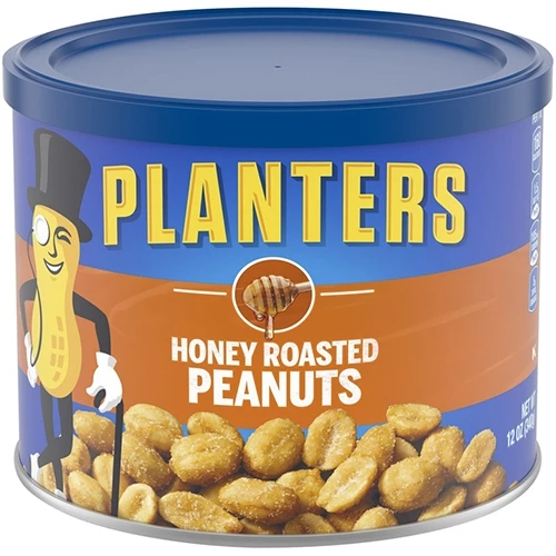Planters Honey Roasted Peanuts - 12 oz Can 3 Planters Honey Roasted Peanuts - 12 oz Can
