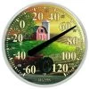 La Crosse Round Thermometer 13.25" -Home Food Life Store 104 114 farm headon