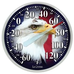 La Crosse Round Thermometer 13.25" -Home Food Life Store 104 1514a headon