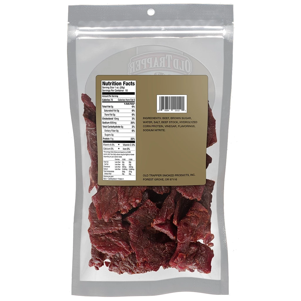 Old Trapper 10 Oz. Old Fashioned Beef Jerky 4 Old Trapper 10 Oz. Old Fashioned Beef Jerky - Image 2