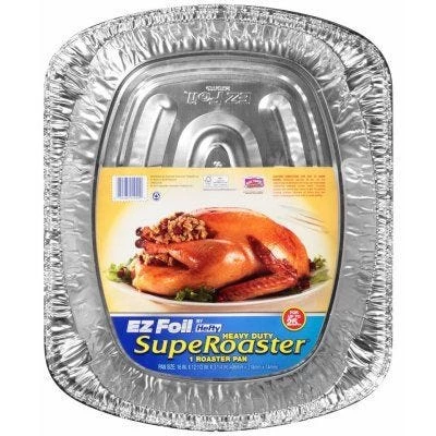 Hefty EZ Foil Roaster Pan, Holds 25-Lbs., 16.5 x 2.5 In 3 Hefty EZ Foil Roaster Pan, Holds 25-Lbs., 16.5 x 2.5 In