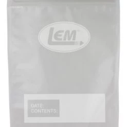 LEM Zipper Top Vacuum Bags - 8" X 12" Quart Size (18 Ct.)