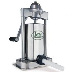 LEM Mighty Bite 5 LB. Vertical Sausage Stuffer- Plastic Stuffing Tubes
