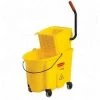 Rubbermaid WaveBrake Yellow 35 Qt Side Press Wringer Combo -Home Food Life Store 16850176 1