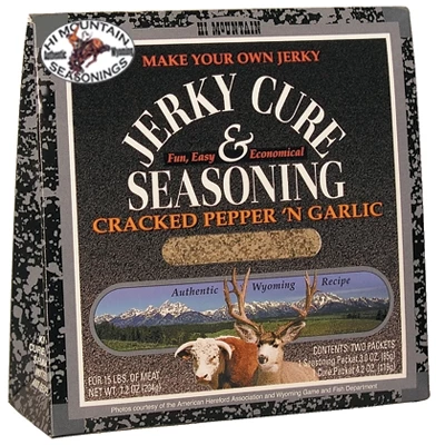 Hi Mountain Seasonings Cracked Pepper 'N Garlic Blend Jerky Kit 3 Hi Mountain Seasonings Cracked Pepper 'N Garlic Blend Jerky Kit