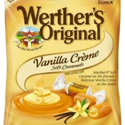 Werther's Original Soft and Creamy Caramels with Vanilla, 4.51 oz