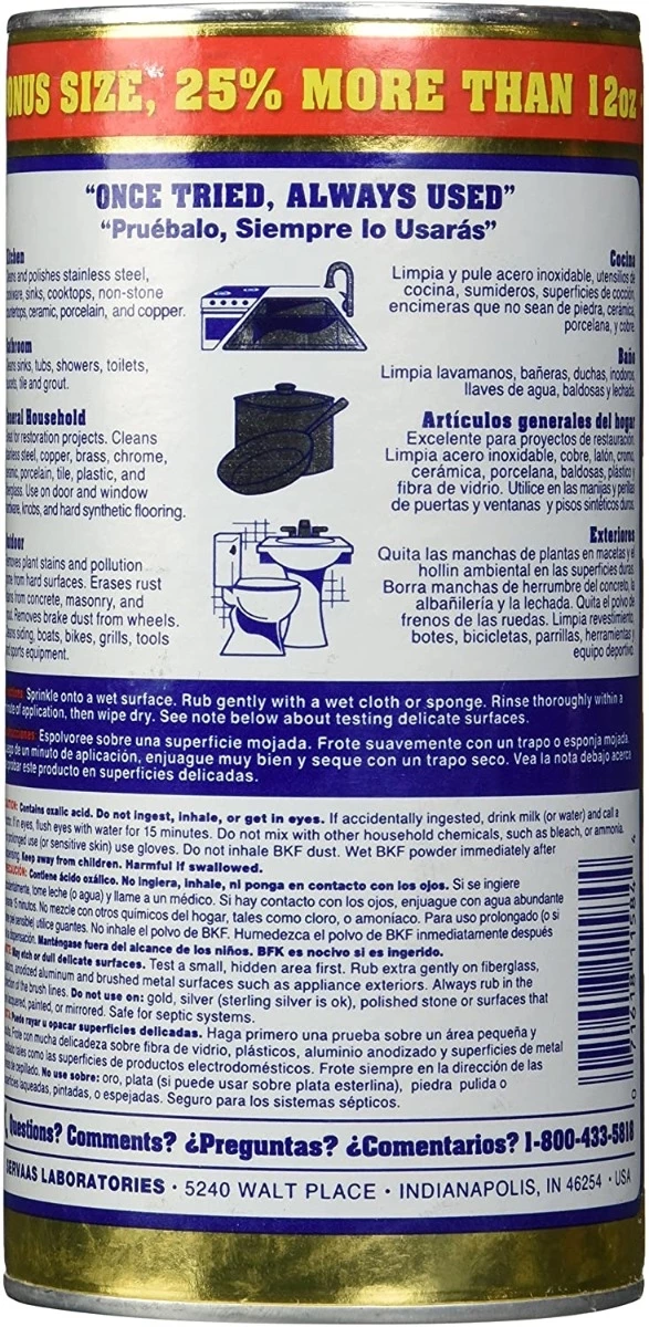 Barkeepers Friend Cleanser/Polish – 15 oz 4 Barkeepers Friend Cleanser/Polish – 15 oz - Image 2