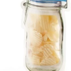 Kikkerland Zipper Bags, Large – 2 Pack -Home Food Life Store 250388 1