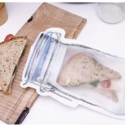 Kikkerland Zipper Bags, Large – 2 Pack -Home Food Life Store 250388 2