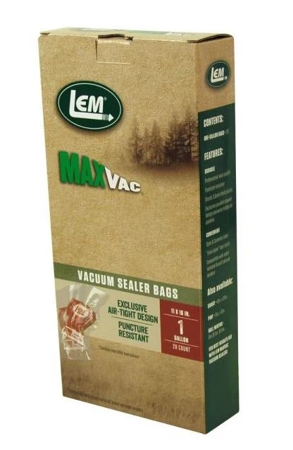 LEM MaxVac 1388 Gallon Vacuum Bags – 28 Count 3 LEM MaxVac 1388 Gallon Vacuum Bags – 28 Count