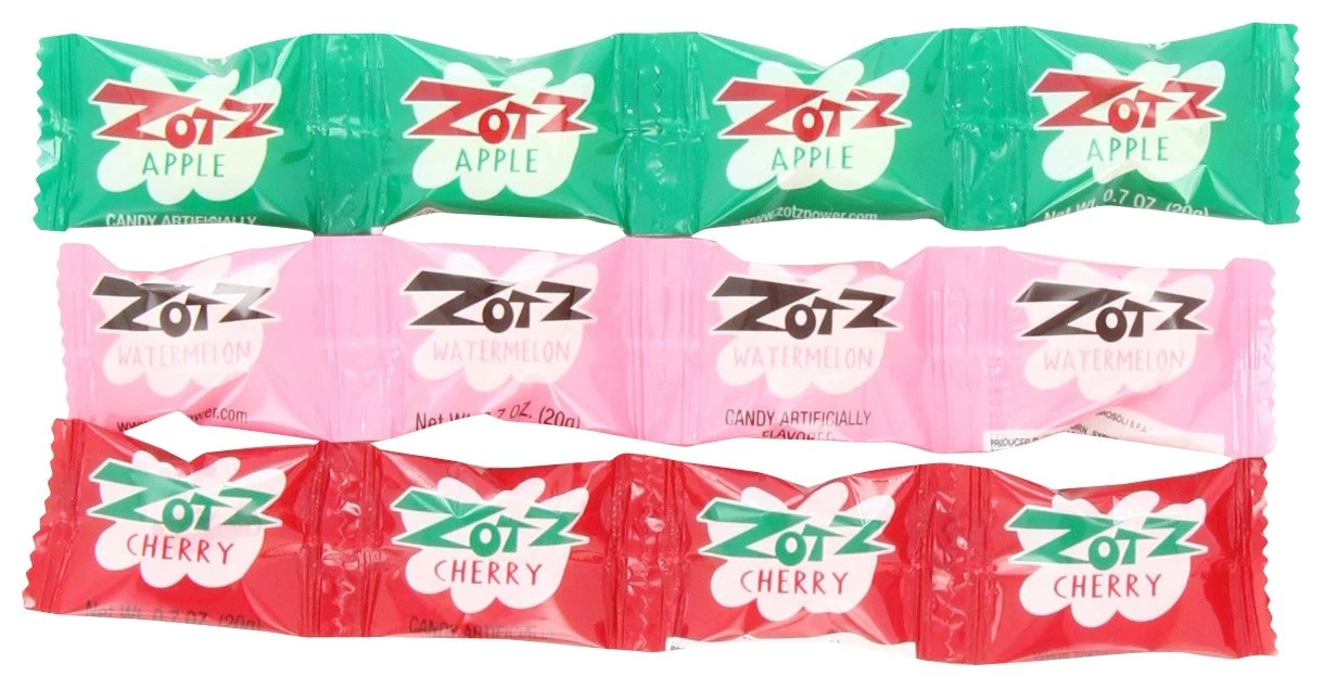 Zotz Fizz Power Candy - Cherry, Apple, and Watermelon Flavors 4 Zotz Fizz Power Candy - Cherry, Apple, and Watermelon Flavors - Image 2