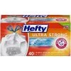 Hefty Ultimate Strong Tall Kitchen Trash Bags, 40 Count - 13-Gallons -Home Food Life Store 3670030