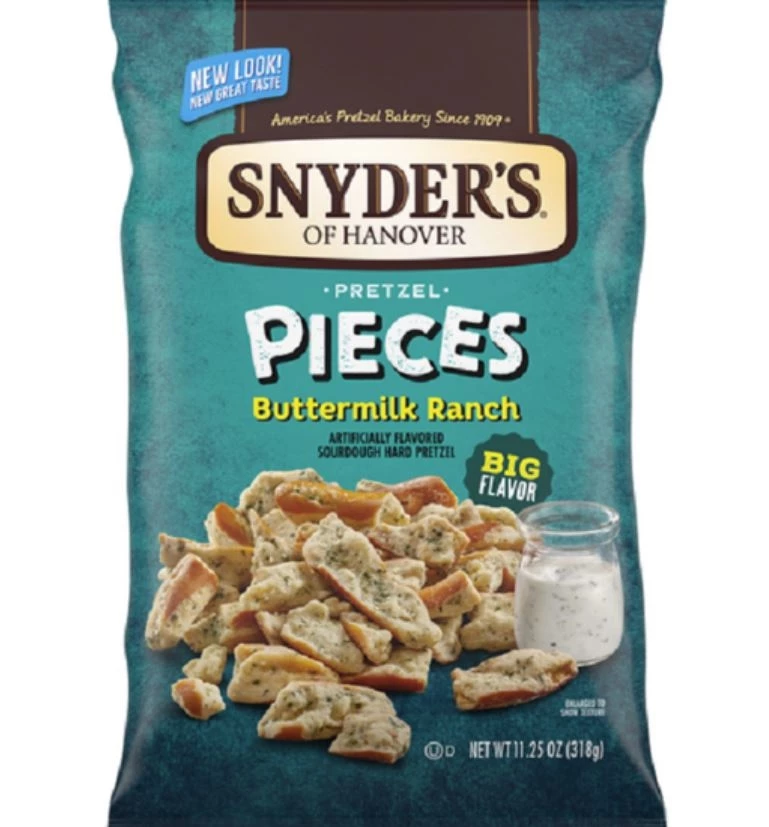 Snyder's Buttermilk Ranch Pretzel Pieces, 11.25 oz. 3 Snyder's Buttermilk Ranch Pretzel Pieces, 11.25 oz.