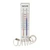 Indoor and Outdoor Thermometer - 9.75in x 1.25in -Home Food Life Store 3780018