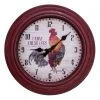 La Crosse Rooster Wall Clock, 12" -Home Food Life Store 37810024
