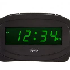 La Crosse .6" Green LED Alarm Clock