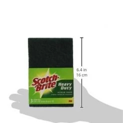 3M Scotch-Brite Heavy Duty Scour Pad - 3pk -Home Food Life Store 3792399 3