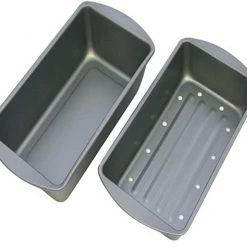 G&S Metal BakerEze Meatloaf Pan with Fat Away
