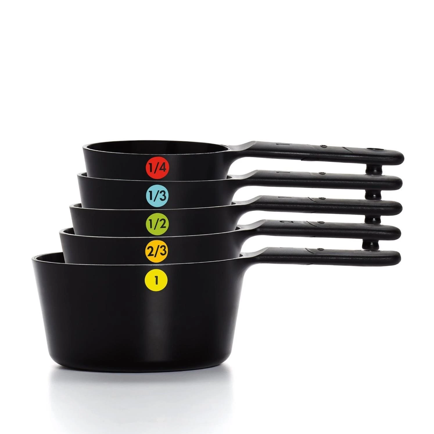 OXO 6 Piece Plastic Measuring Cups 3 OXO 6 Piece Plastic Measuring Cups
