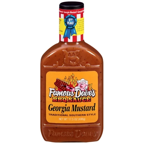 Famous Dave's Georgia Mustard BBQ Sauce 3 Famous Dave's Georgia Mustard BBQ Sauce