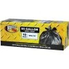 Ruffies Pro 55 Gallon Black Contractor Clean-Up Bags - 10 Count -Home Food Life Store 4190013
