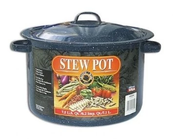 Granite Ware 7.5 Qt. Stew Pot, Black 3 Granite Ware 7.5 Qt. Stew Pot, Black
