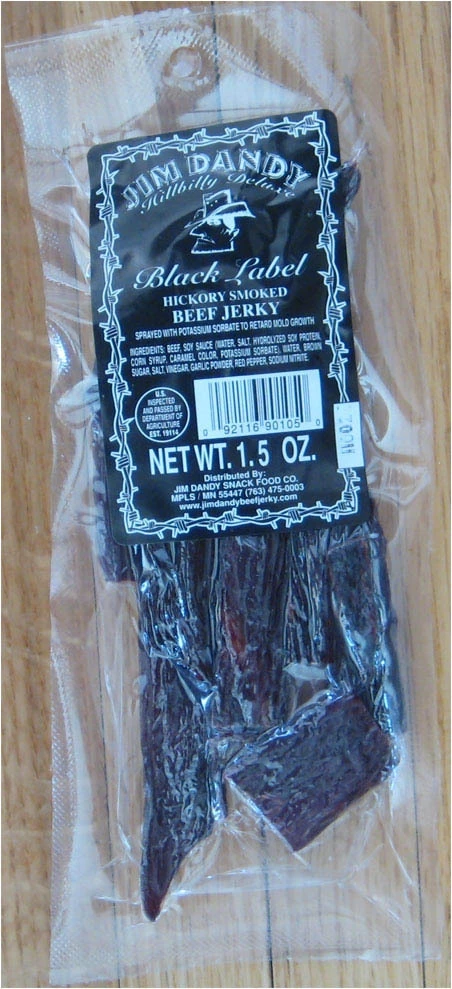 Jim Dandy Black Label Beef Jerky, 1.5 oz. 3 Jim Dandy Black Label Beef Jerky, 1.5 oz.