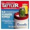 Tattler Reusable Rubber Rings, 12 Ct. Wide Mouth -Home Food Life Store 50980003 1