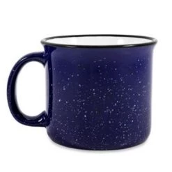 Camco Life is Better at the Campsite Ceramic Mug, Blue, Campfire Design -Home Food Life Store 53387 3