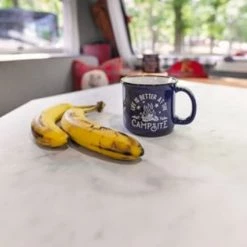 Camco Life is Better at the Campsite Ceramic Mug, Blue, Campfire Design -Home Food Life Store 53387 4