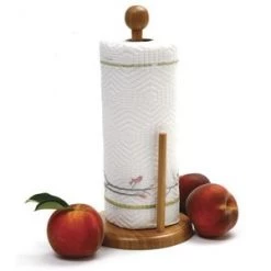 Norpro Bamboo Paper Towel Holder -Home Food Life Store 5400004 2