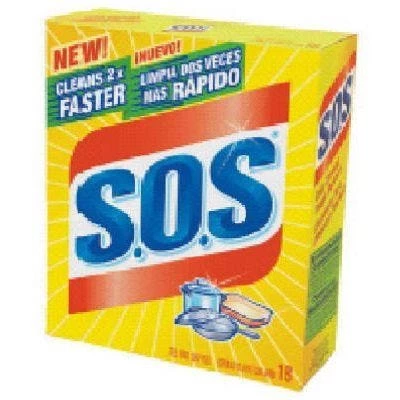 S.O.S. Steel Wool Soap Pads – 18 Count 3 S.O.S. Steel Wool Soap Pads – 18 Count