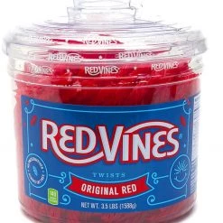 Red Vines Original Red Twists, 3.5LB Jar
