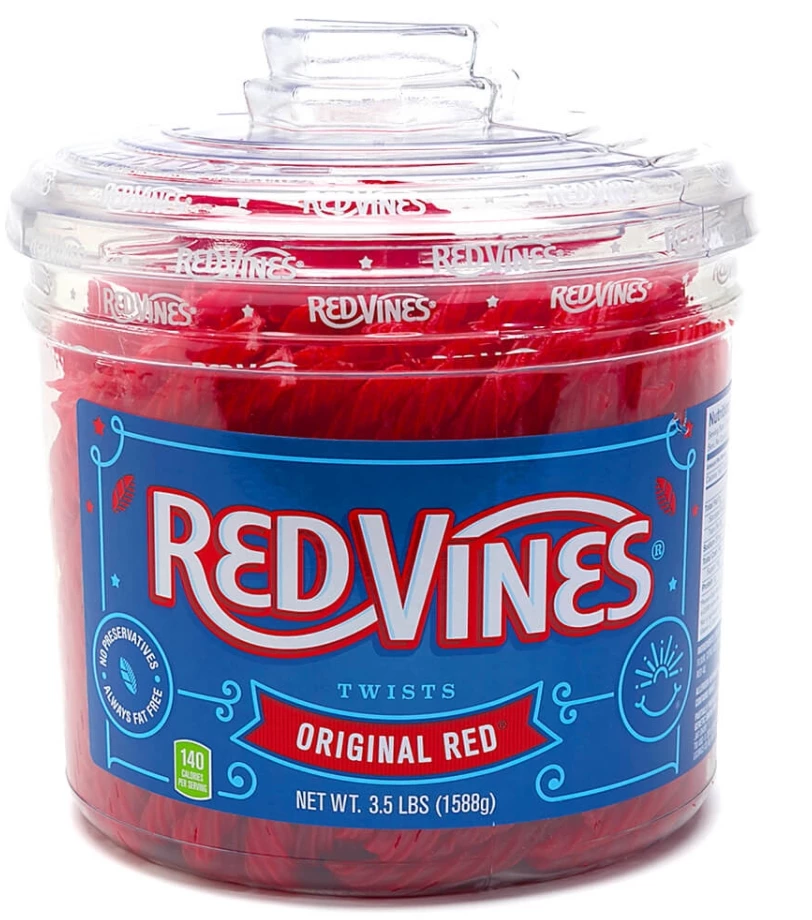 Red Vines Original Red Twists, 3.5LB Jar 3 Red Vines Original Red Twists, 3.5LB Jar
