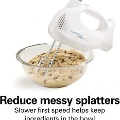 Hamilton Beach Power Deluxe 6-Speed Electric Hand Mixer with Snap-On Storage Case 14 Hamilton Beach Power Deluxe 6-Speed Electric Hand Mixer with Snap-On Storage Case -Home Food Life Store 5590984 3 1