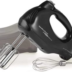 Hamilton Beach Hand Mixer with Snap-On Case - Black