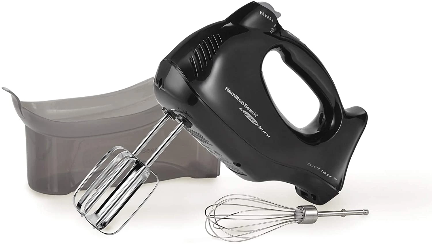 Hamilton Beach Hand Mixer with Snap-On Case - Black 3 Hamilton Beach Hand Mixer with Snap-On Case - Black