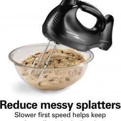 Hamilton Beach Hand Mixer with Snap-On Case - Black 14 Hamilton Beach Hand Mixer with Snap-On Case - Black -Home Food Life Store 5591050 10