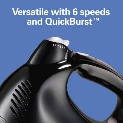 Hamilton Beach Hand Mixer with Snap-On Case - Black -Home Food Life Store 5591050 5 1