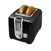 Black & Decker 2-Slice Extra-Wide Slot Toaster, Black -Home Food Life Store 570527 1