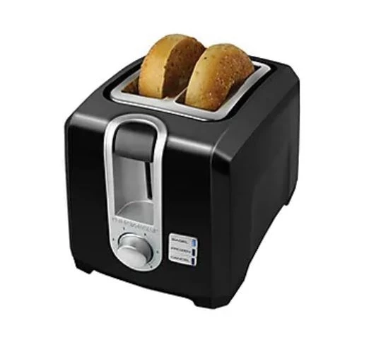 Black & Decker 2-Slice Extra-Wide Slot Toaster, Black 3 Black & Decker 2-Slice Extra-Wide Slot Toaster, Black