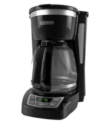 Black & Decker 12-Cup* Programmable Coffeemaker, Black 3 Black & Decker 12-Cup* Programmable Coffeemaker, Black
