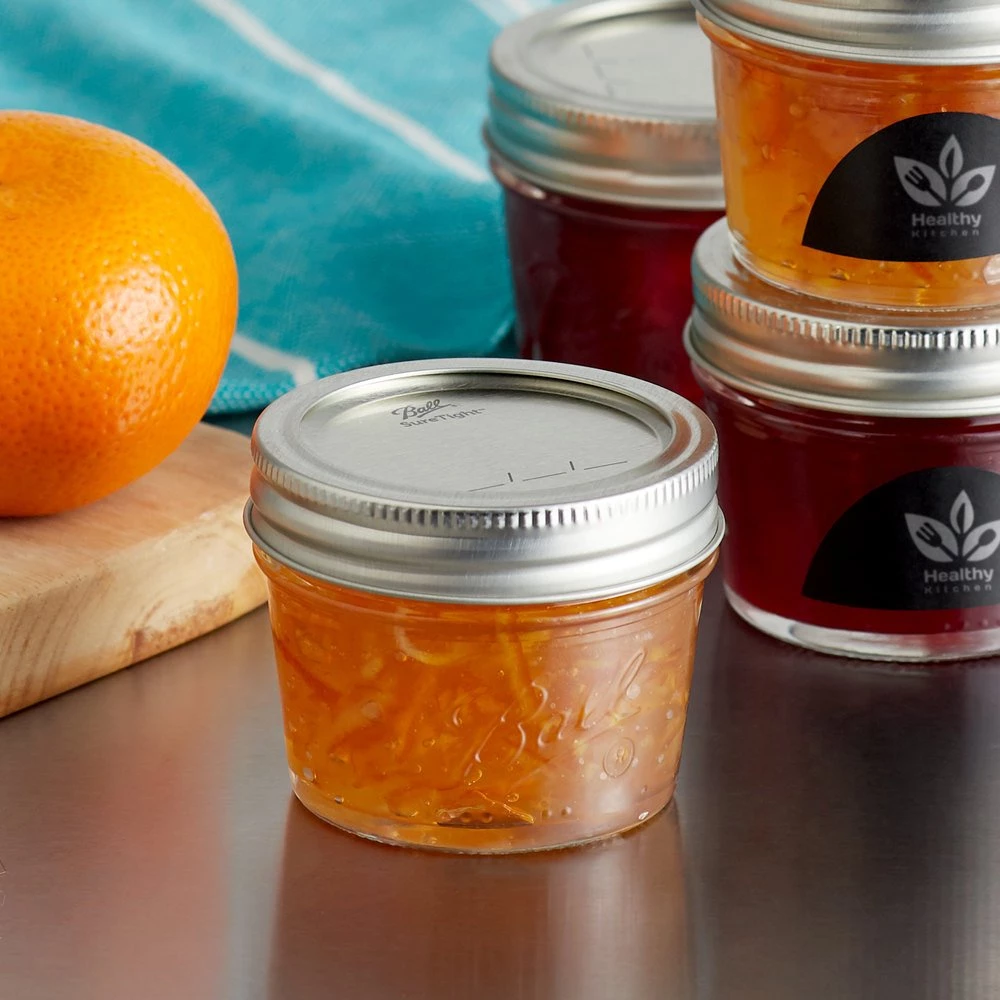 12 Pack Ball Smooth Sided Jars - 4oz 5 12 Pack Ball Smooth Sided Jars - 4oz - Image 3