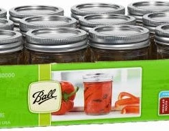 Ball Regular 8 Oz. Mason Jars w/Lids & Bands, 12 Ct.