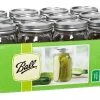 Ball Wide Mouth 32 Oz. Mason Jars w/Lids & Bands, 12 Ct. -Home Food Life Store 5750245 1