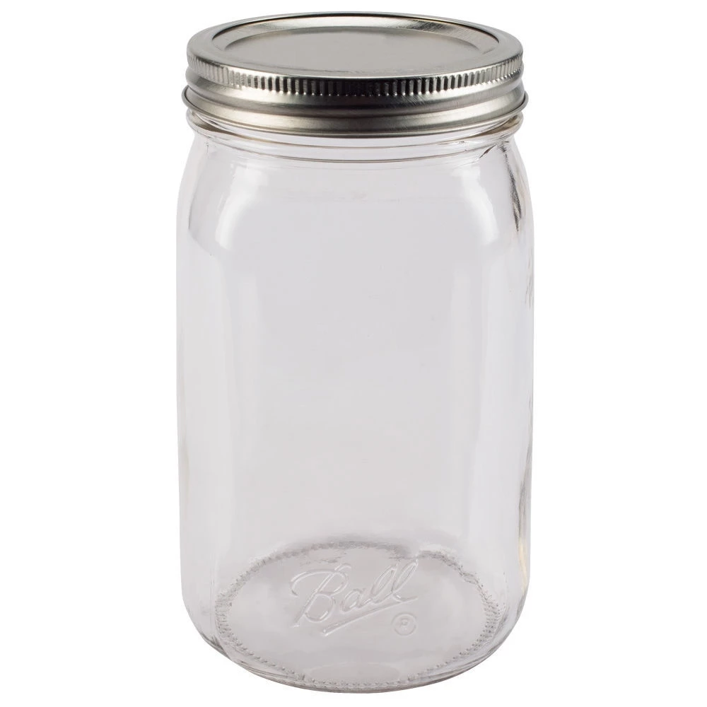 Ball Smooth-Sided Wide Mouth Quart Jars, 12 Ct. 3 Ball Smooth-Sided Wide Mouth Quart Jars, 12 Ct.
