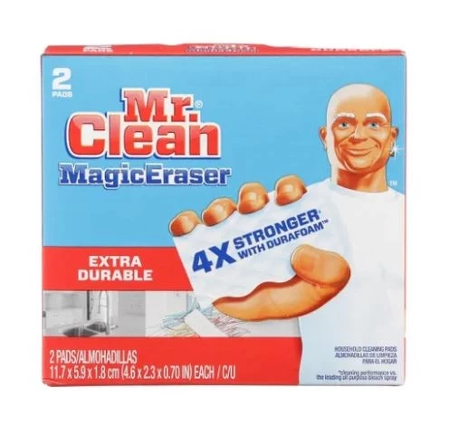 Mr. Clean Magic Eraser Scrubber, Extra Durable - 2 Pack 3 Mr. Clean Magic Eraser Scrubber, Extra Durable - 2 Pack