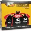 Ruffies 42 Gallon Black Contractor Bags, 24 Count -Home Food Life Store 71uabfeqihl ac sl1338