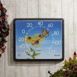 Taylor 12" x 14" Dial Thermometer, Butterfly -Home Food Life Store 7560162 4